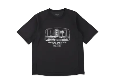 WIND AND SEA x NANGA Dry Mix(R) (SF_Yosemite) S/S Tee "Black"