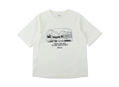 WIND AND SEA x NANGA Dry Mix(R) (Yosemite_SF) S/S Tee "White"