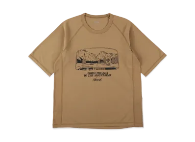 WIND AND SEA x NANGA Dry Mix(R) (Yosemite_SF) S/S Tee "Beige"