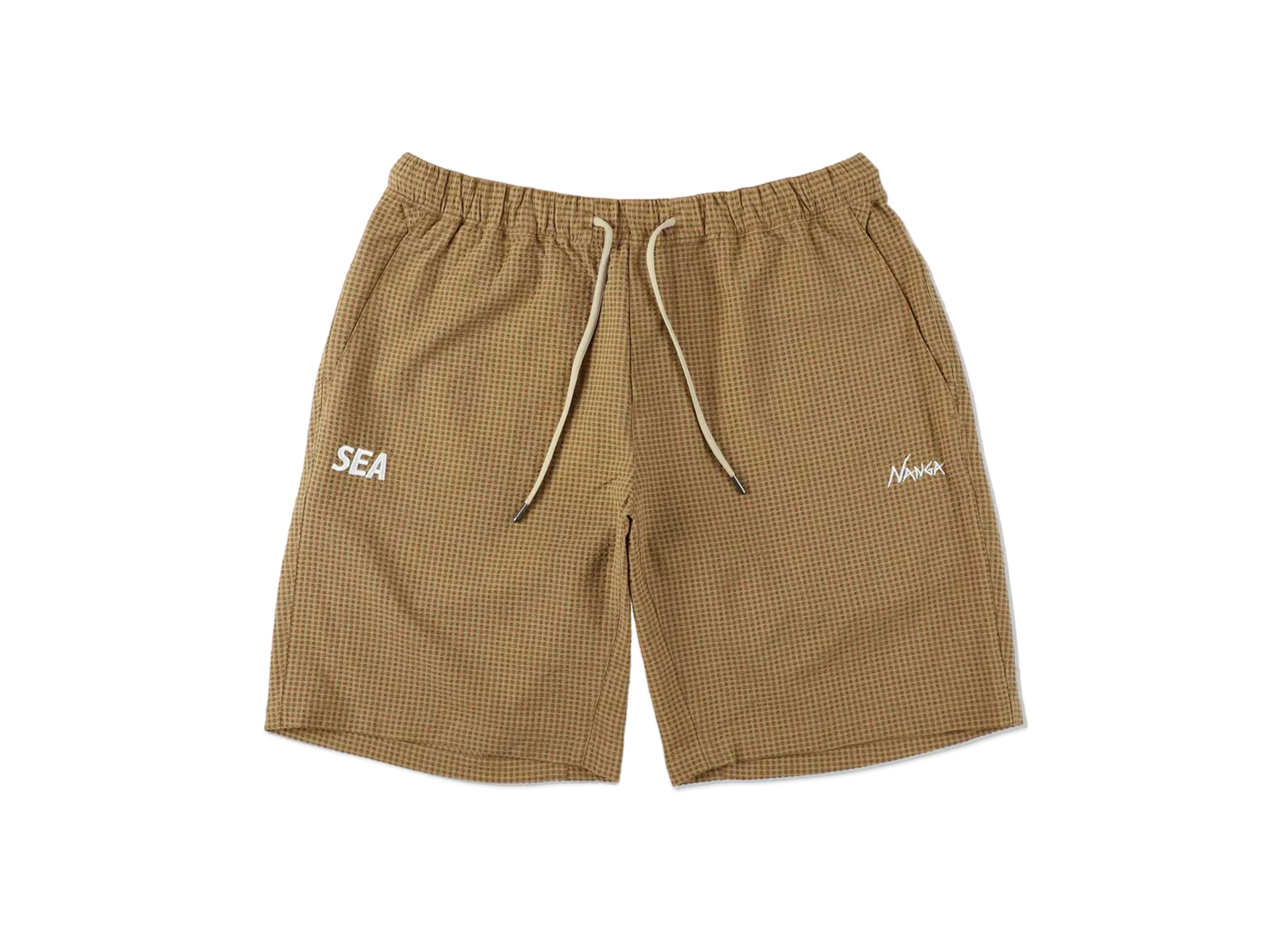 WIND AND SEA x NANGA Dot Air(R ) Shorts "Beige"