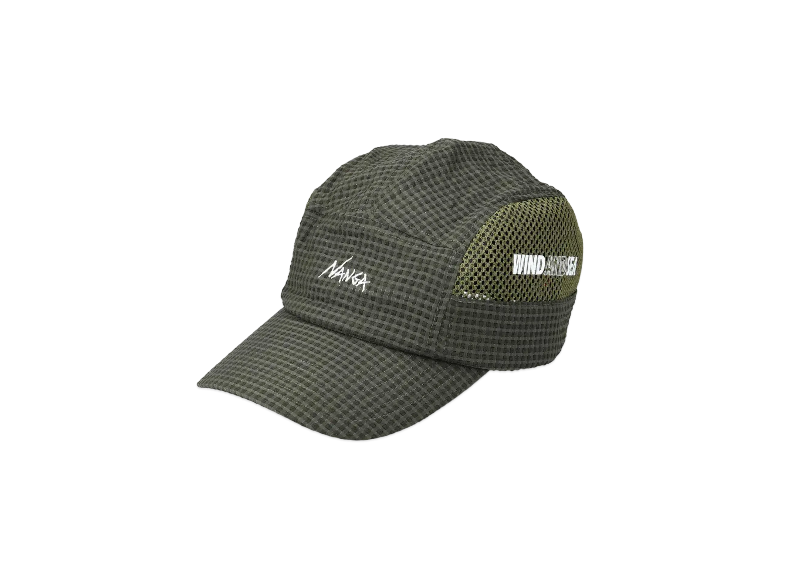 WIND AND SEA x NANGA Dot Air(R) Camp Cap "Olive"