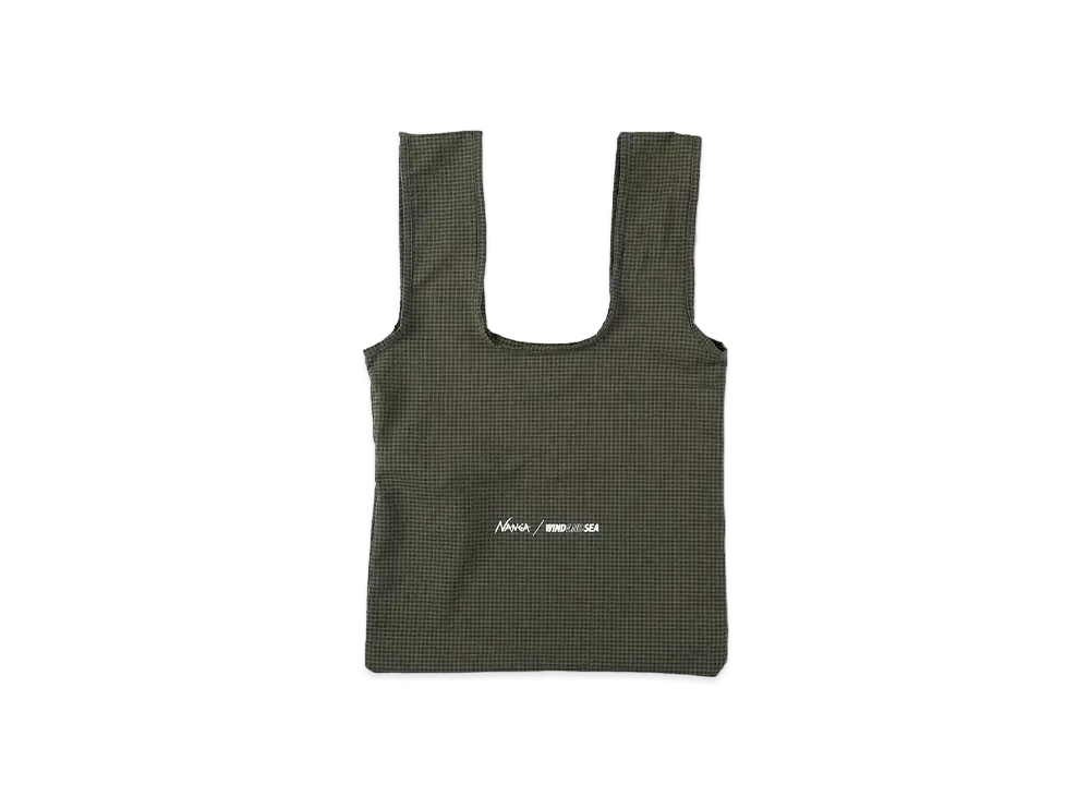 WIND AND SEA x NANGA Dot Air(R) Eco Bag "Olive"