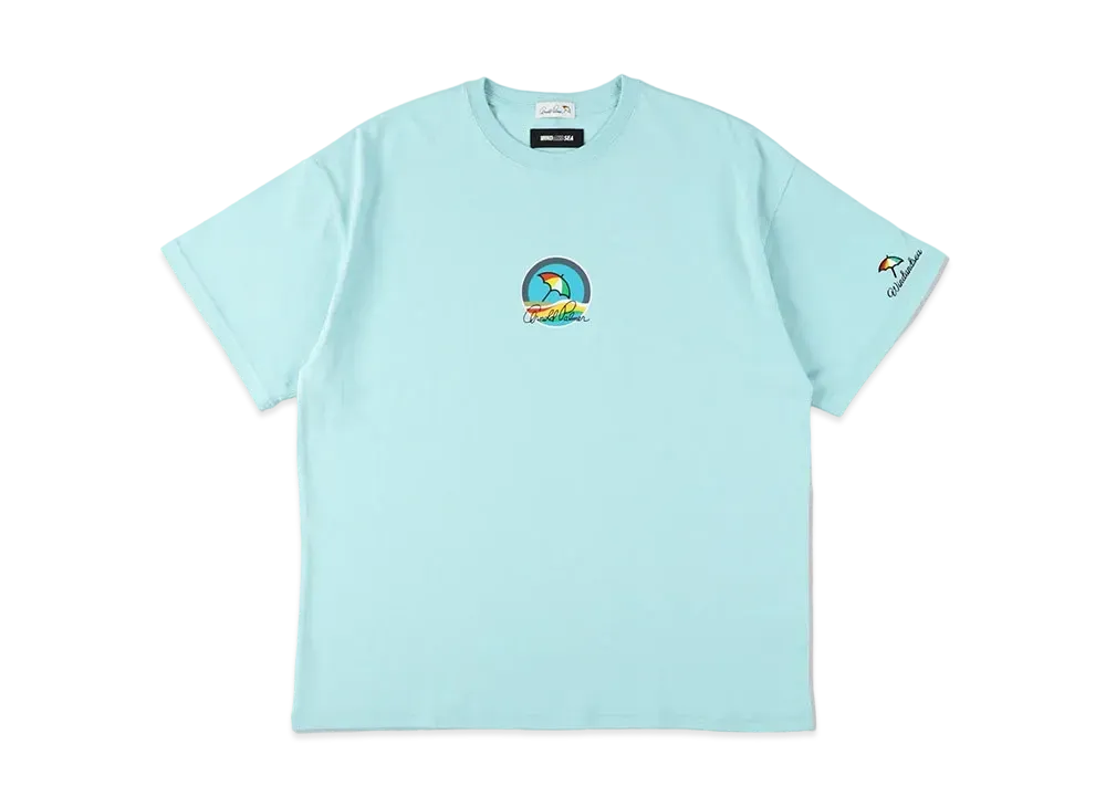 WIND AND SEA x ARNOLD PALMER Circle Logo Tee "Sky Blue"