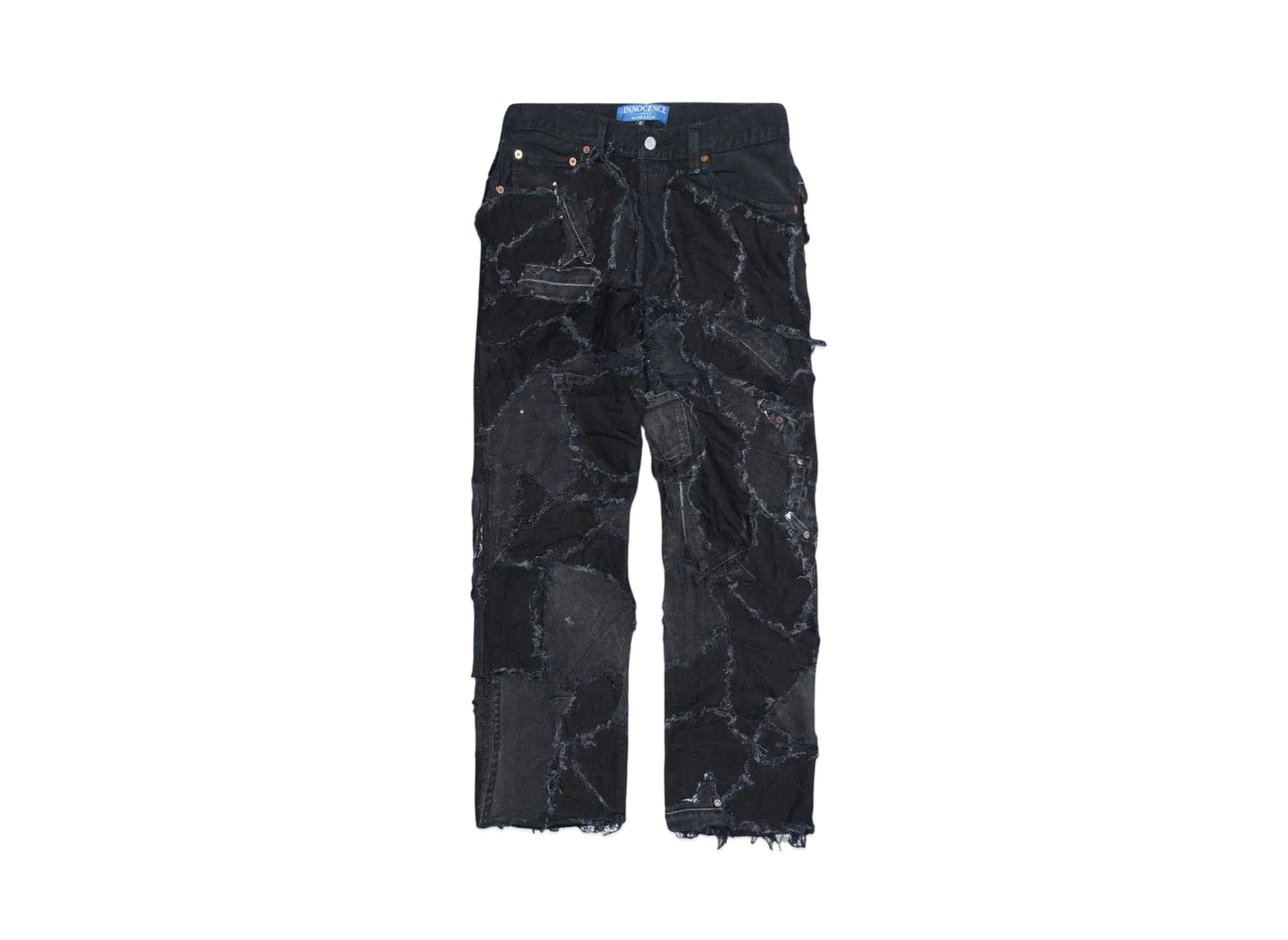INNOCENCE NYC PATCHWORK DENIM PANTS "BLACK"