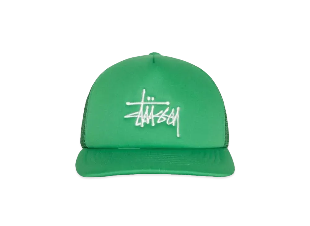 Stussy Trucker Big Basic Snapback "Shamrock"