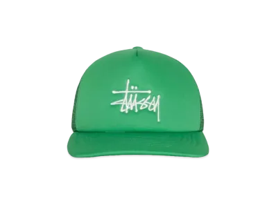 Stussy Trucker Big Basic Snapback "Shamrock"