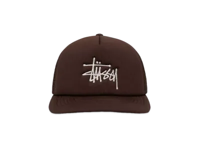 Stussy Trucker Big Basic Snapback "Chocolate"
