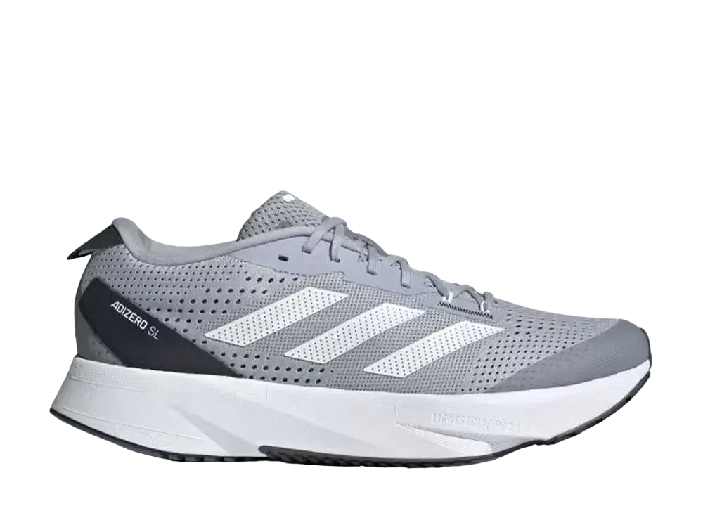 アディダス アディゼロ SL ランニング "ハローシルバー/クラウドホワイト/カーボン"