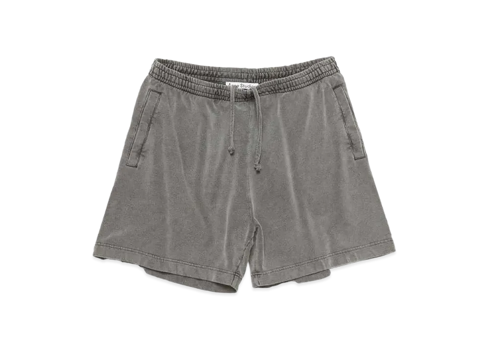 Acne Studios Cotton Shorts "Faded Black"