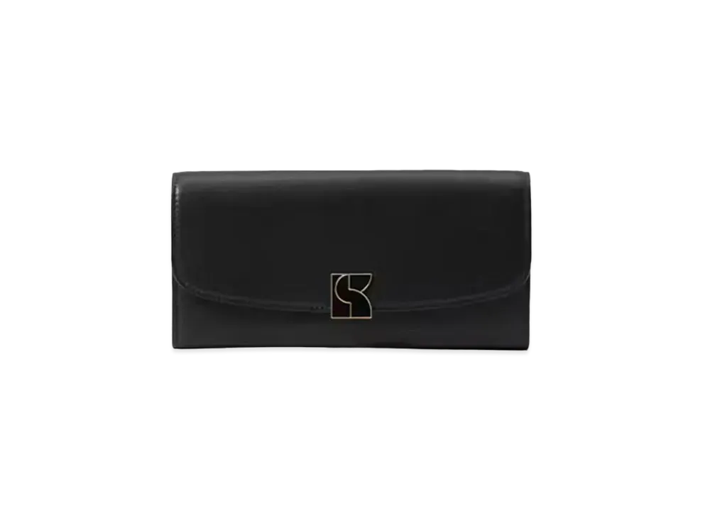 kate spade Dakota Flap Continental Wallet "Black"