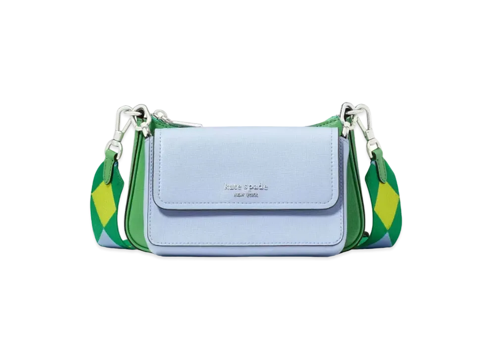 kate spade Double Up Color Blocked Crossbody "North Star Multi"