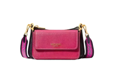 kate spade Double Up Color Blocked Crossbody "Renaissance Rose Multi"