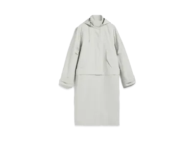 Max Mara Aetere Technical Fabric Module Parka "Stone"