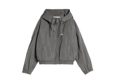 Max Mara Tafuchi Technical Short Jacket "Medium Gray"