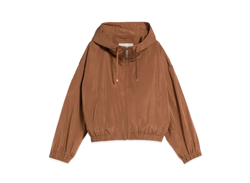 Max Mara Tafuchi Technical Short Jacket "Tobacco Brown"
