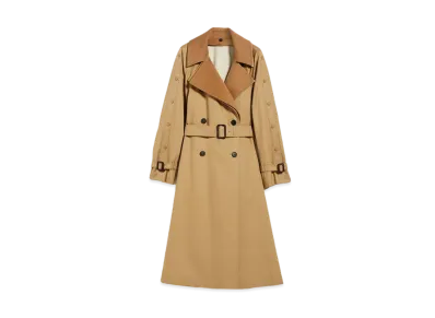 Max Mara Daphne Cotton Trench Coat "Beige"