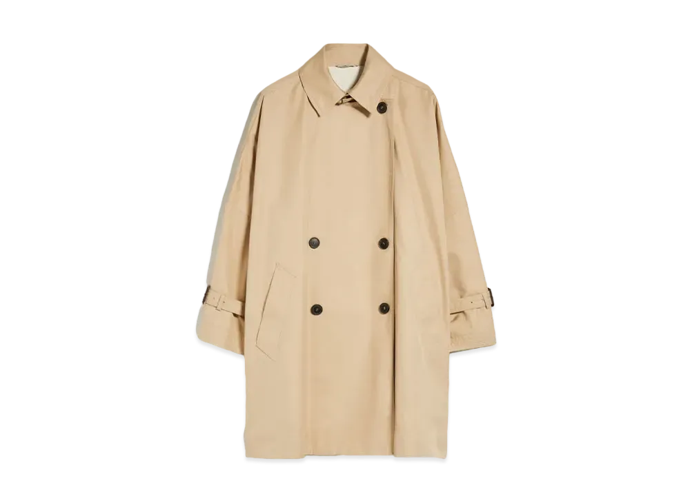 Max Mara Zelante Reversible Technical Trench Coat "Honey"