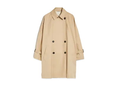 Max Mara Zelante Reversible Technical Trench Coat "Honey"
