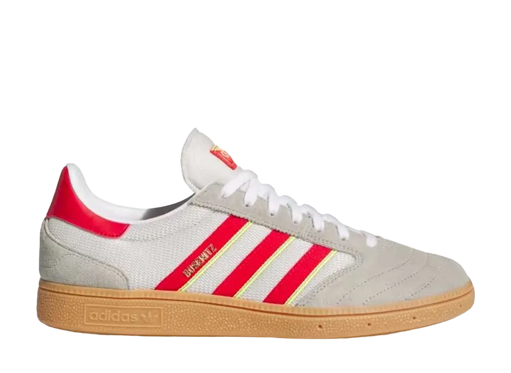 アディダス オリジナルス ブセニッツ ヴィンテージ "フェザーグレー/レッド/オービットグレー"
