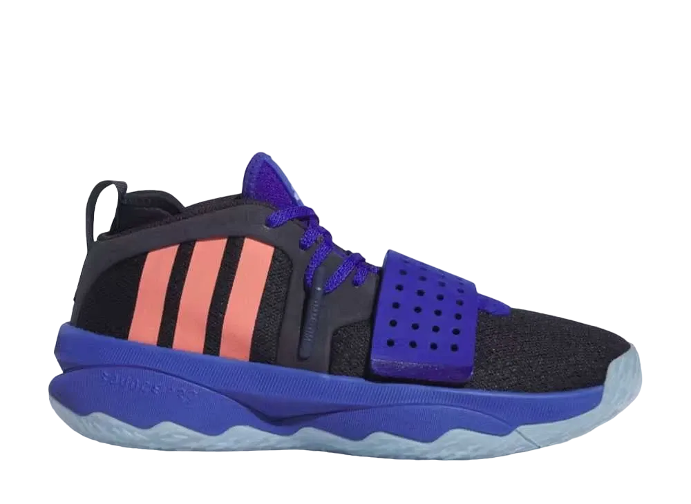 アディダス デイム8 Extply バスケットボール "レジェンドインク/セミコーラルフュージョン/コアブラック"