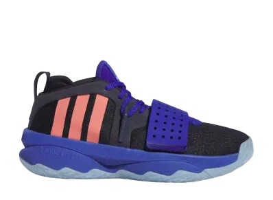 アディダス デイム8 Extply バスケットボール "レジェンドインク/セミコーラルフュージョン/コアブラック"