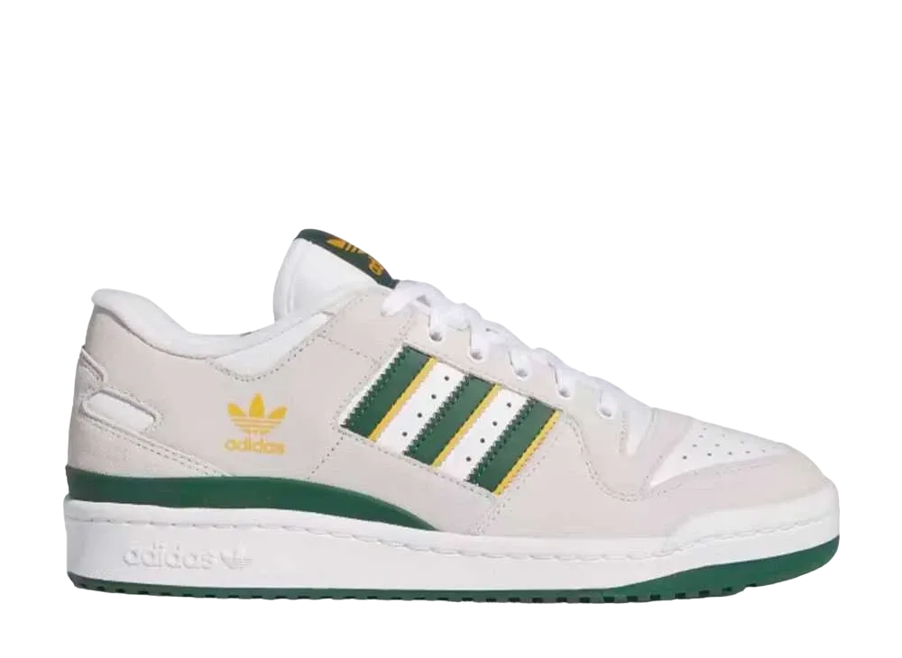 アディダス オリジナルス フォーラム84 ロー ADV "クリスタルホワイト/ダークグリーン/プリラブドイエロー"