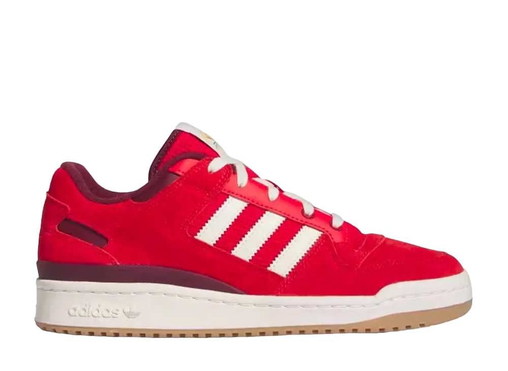 アディダス オリジナルス フォーラム ロー "レッド/オフホワイト/ガム"