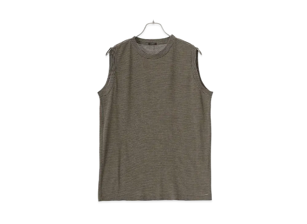 COMOLI Summer Wool Sleeveless "Border"
