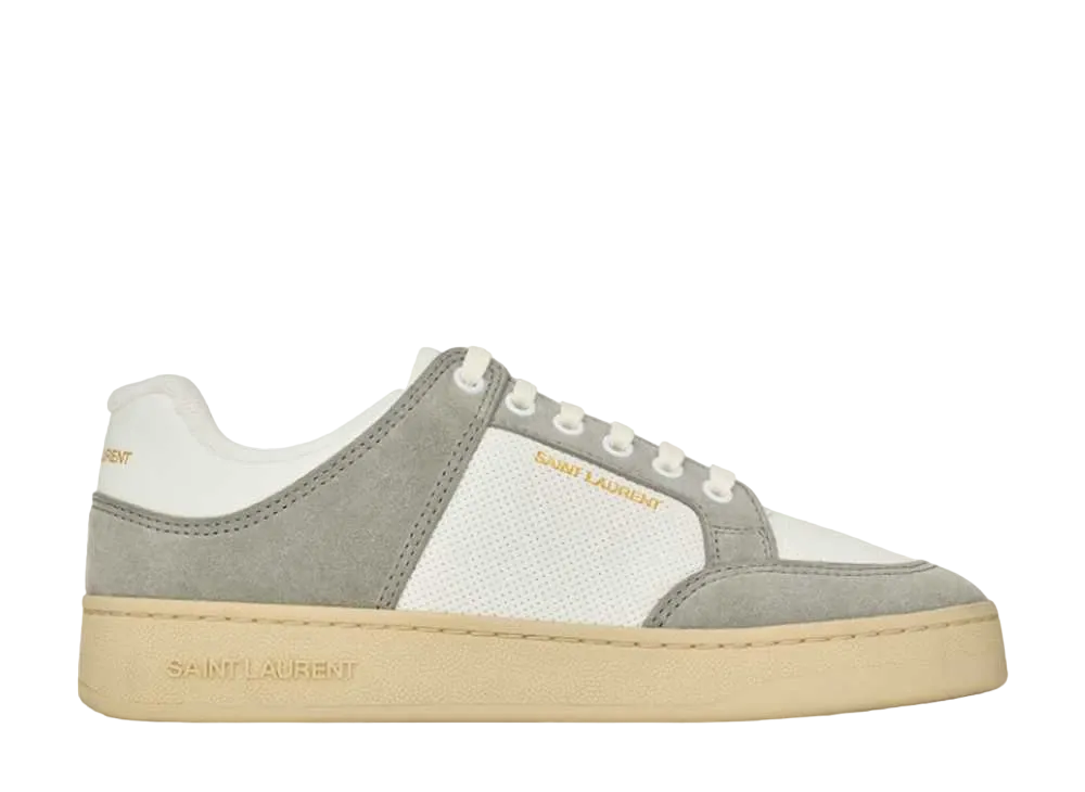 サンローラン SL/61 スニーカー (レザー&スエード)  "ブロンオプティック/パリスルーフ"