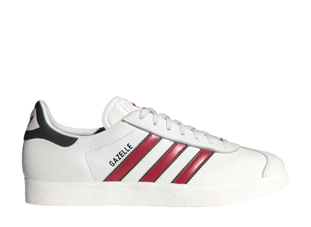 adidas Gazelle "Core White/Better Scarlet/Core Black"