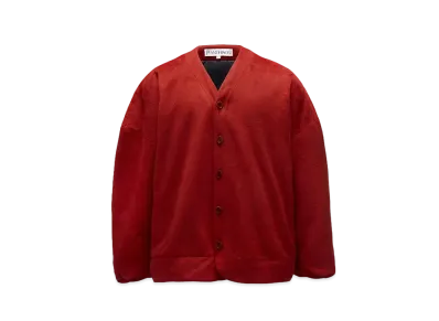 JW ANDERSON Oversized V-Neck Cardigan "Rust"