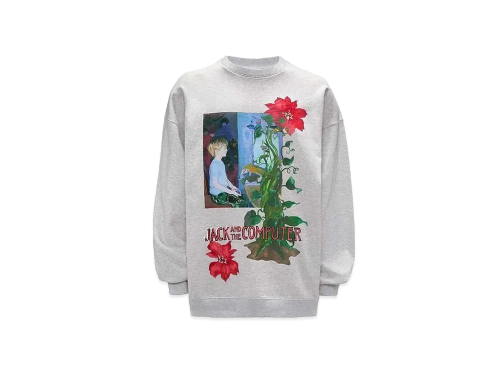 JW ANDERSON Print Sweatshirt "Grey"