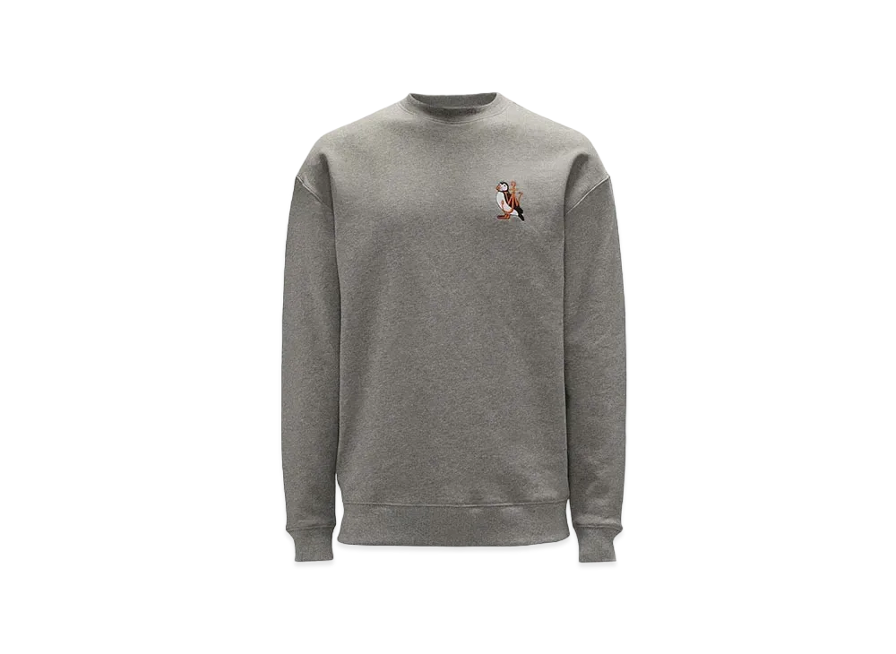 JW ANDERSON Puffin Embroidery Sweatshirt "Grey"