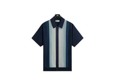 Kith Tilden Short Sleeve Button Up Polo "Nocturnal"