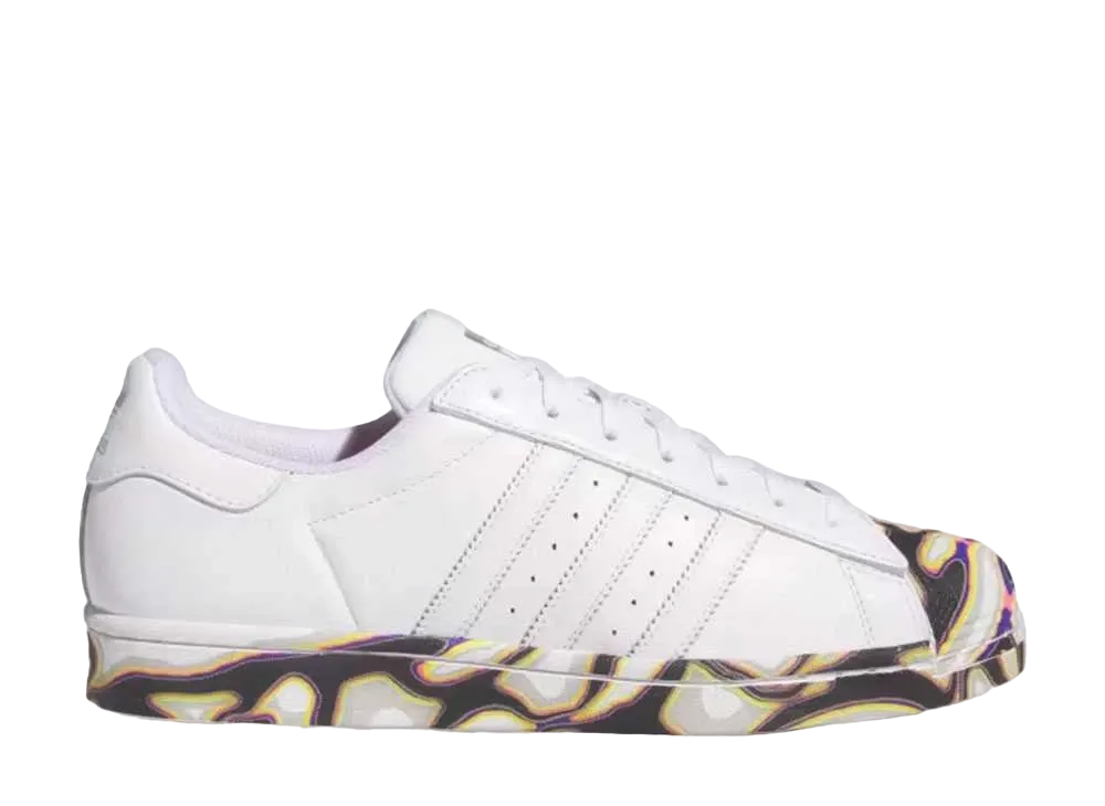 Pabllo Vittar × adidas Pride Superstar "Cloud White/Silver Metallic/Core Black"