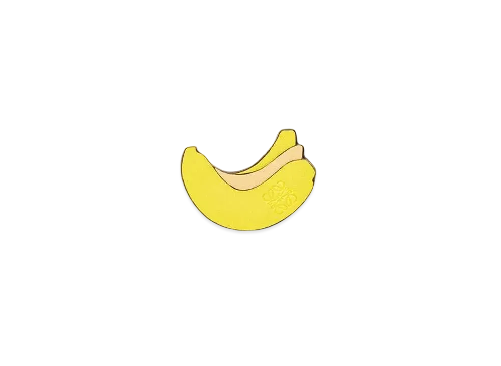 LOEWE Banana Dice In Classic Calfskin "Yellow"