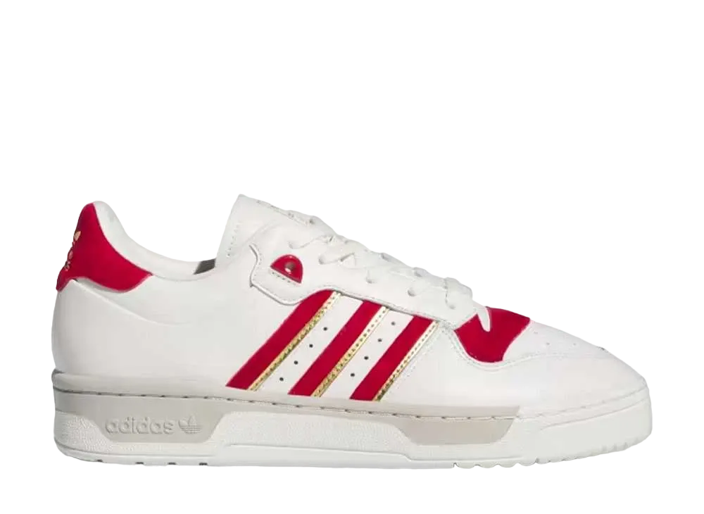 アディダス オリジナルス ライバルリー86 ロー "クラウドホワイト/チームパワーレッド2/アイボリー"