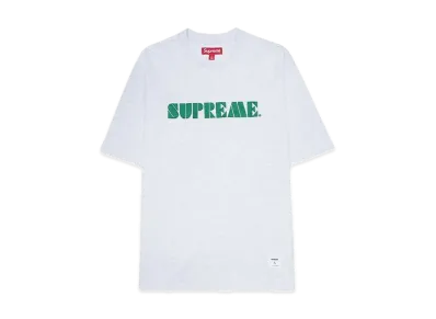 Supreme Stencil Embroidered S/S Top "Ash Grey"