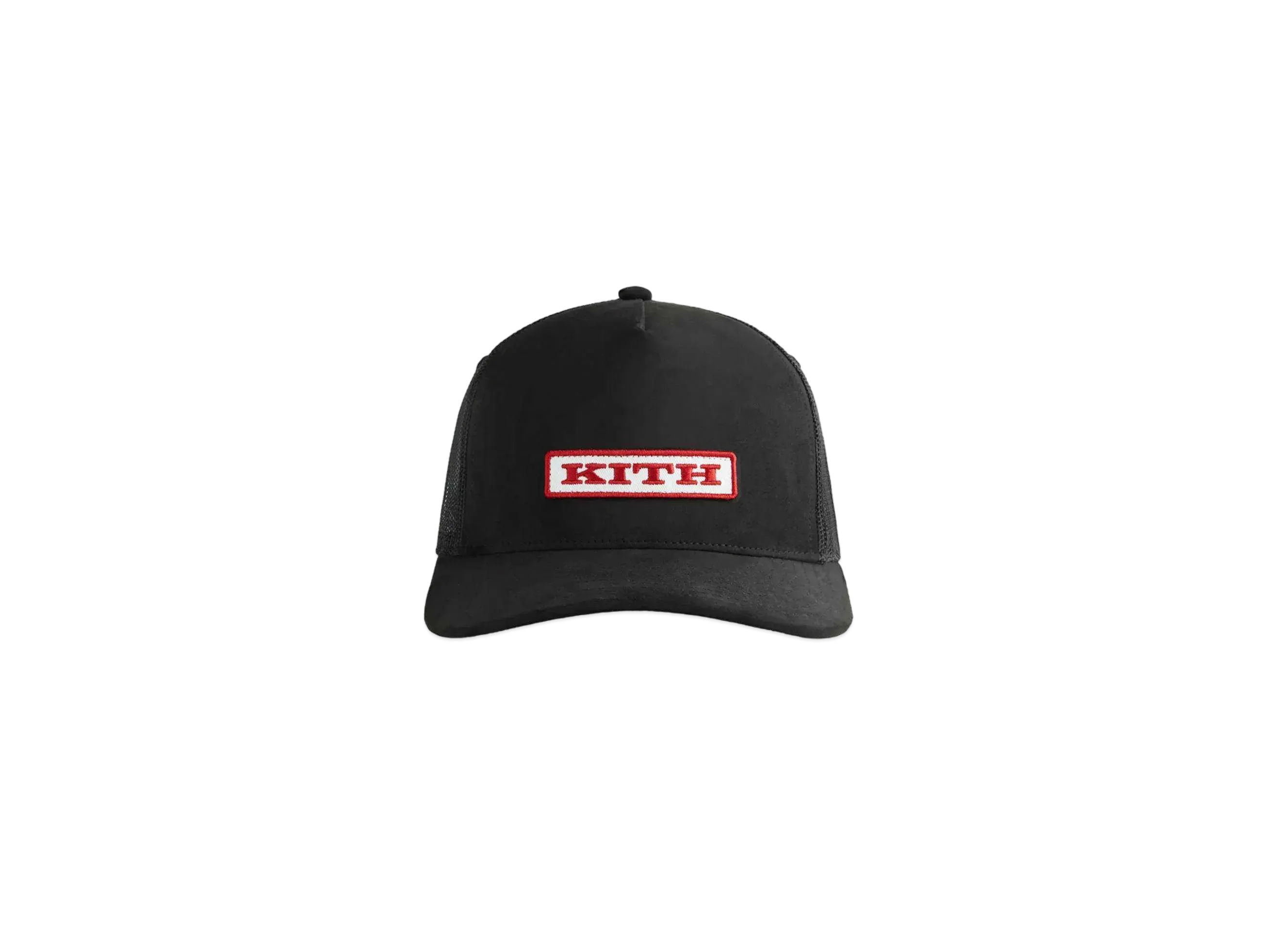 Kith Microsuede Nolan Trucker Cap "Black"