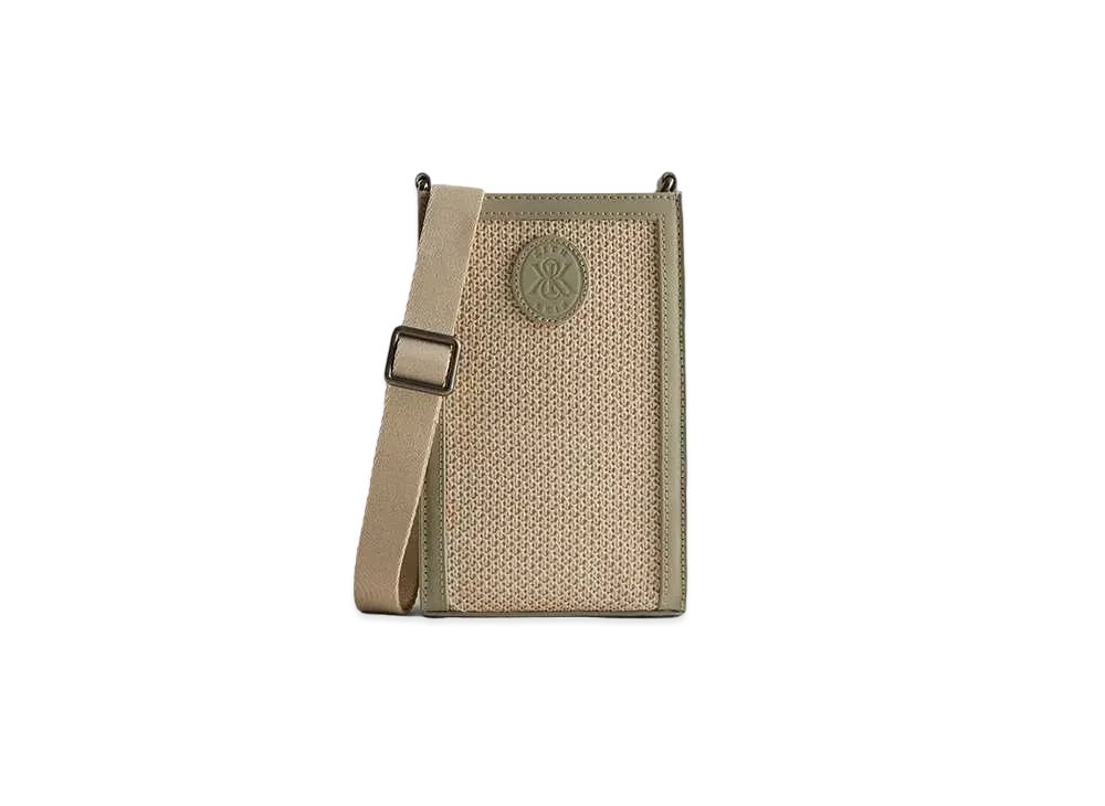 Kith Emmett Raffia Crossbody Mini Bag "Sandrift"