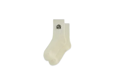 Kith Crest Mid Crew Socks "Silk"