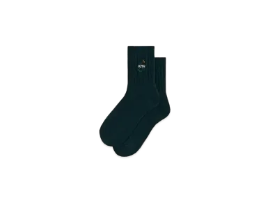 Kith Butterfly Box Logo Mid Crew Socks "Stadium "