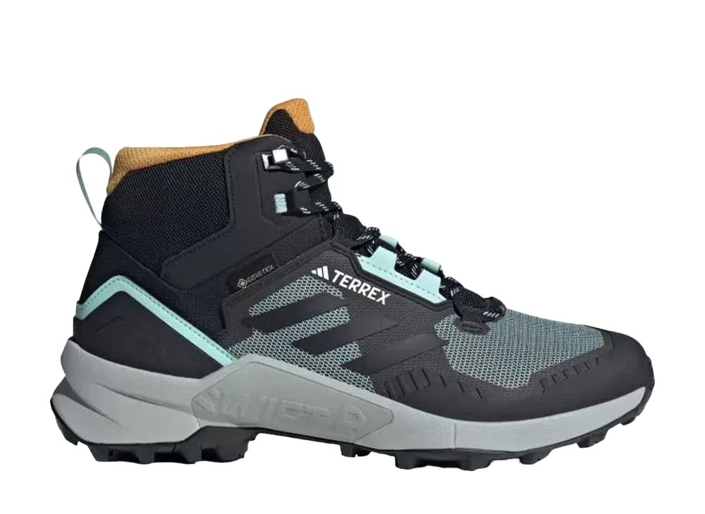 アディダス テレックススウィフト R3 ミッド ゴアテックス ハイキング "セミフラッシュアクア/コアブラック/プリラブドイエロー"