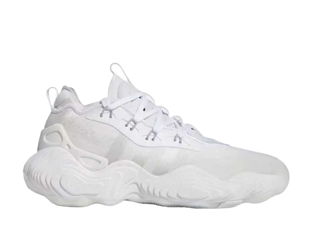 adidas Trae Young 3 Basketball "Cloud White/Silver Metallic/Crystal White"