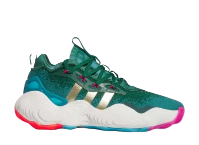 adidas Trae Young 3 Basketball "Team Dark Green/Gold Metallic/Arctic Fusion"