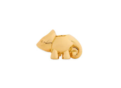 LOEWE Chameleon Dice In Brass "Gold"