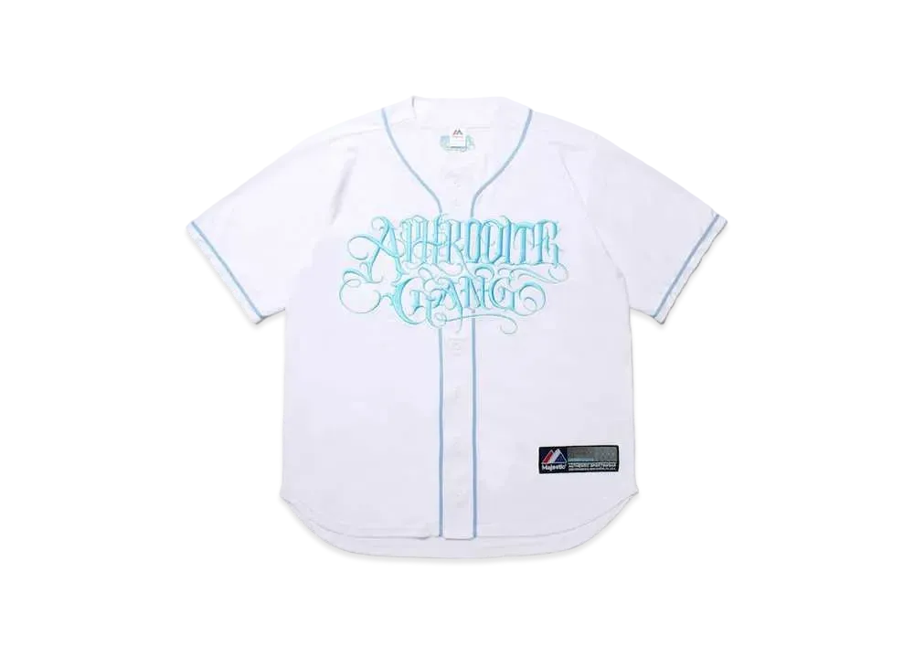 APHRODITEGANG Classic Logo Baseball Shirt "White"