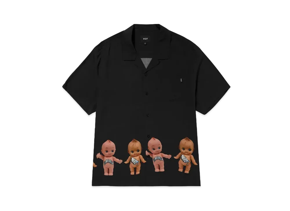 HUF Tagged Resort Shirt "Black"