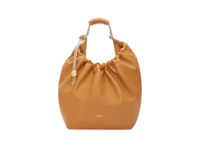 LOEWE XL Squeeze Bag In Natural Calfskin "Tan"