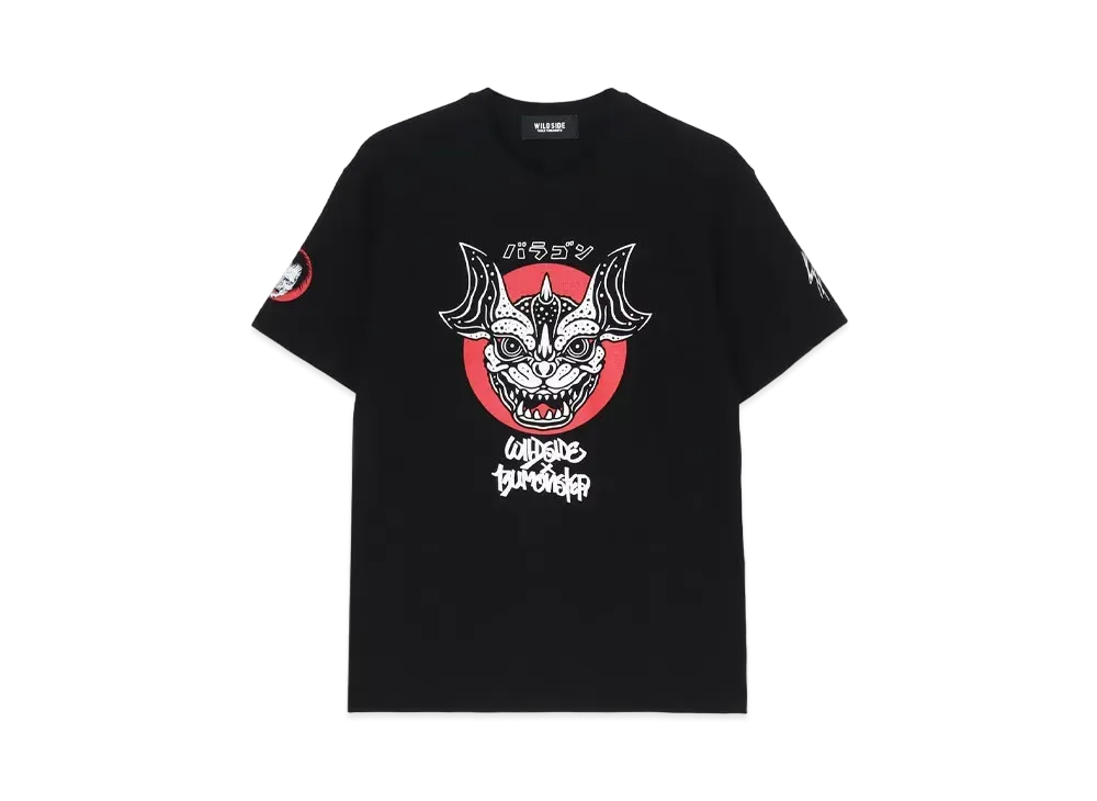 WILDSIDE Yohji Yamamoto x IZUMONSTER T-Shirt "Black"